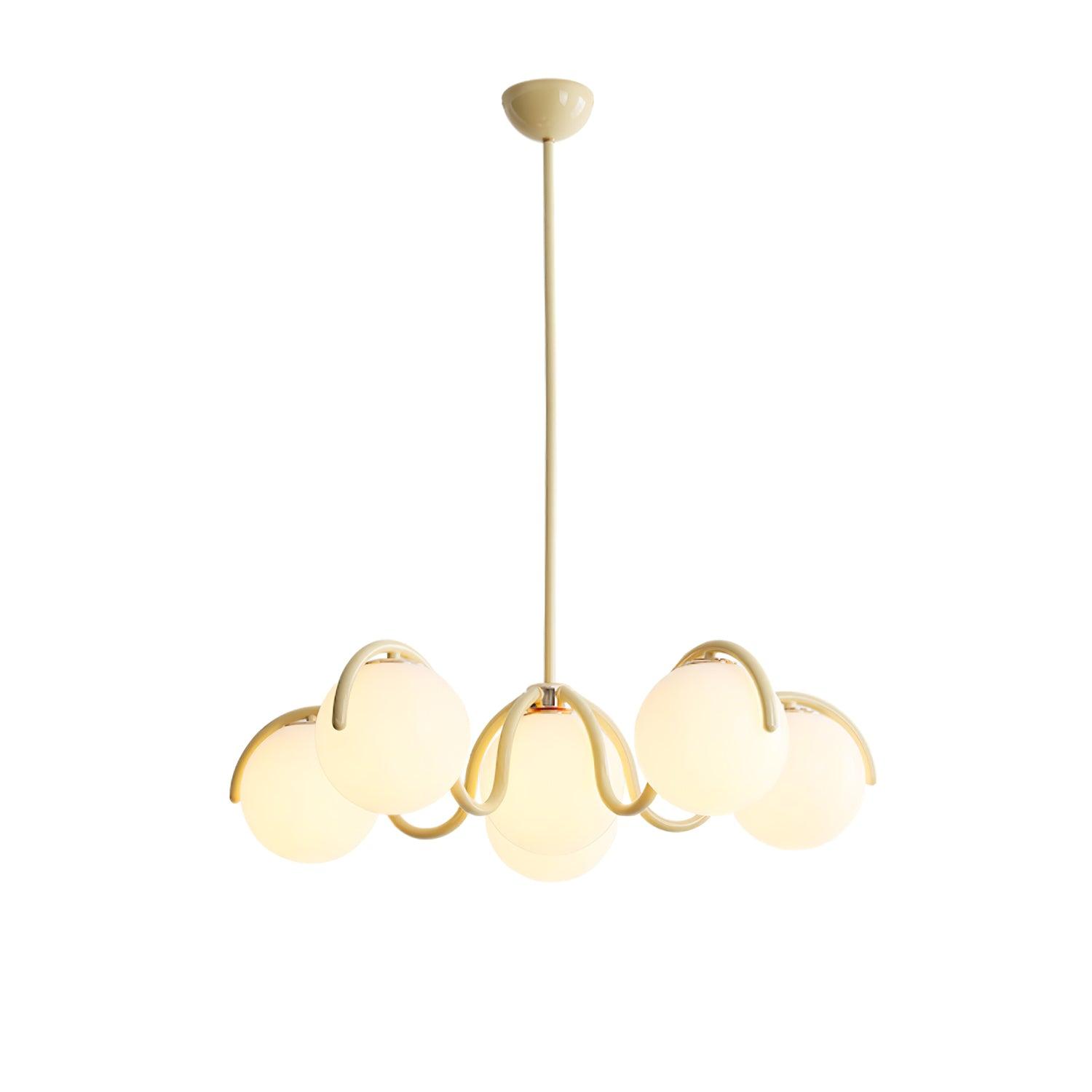 Aria Lampadario Lineare Curvo