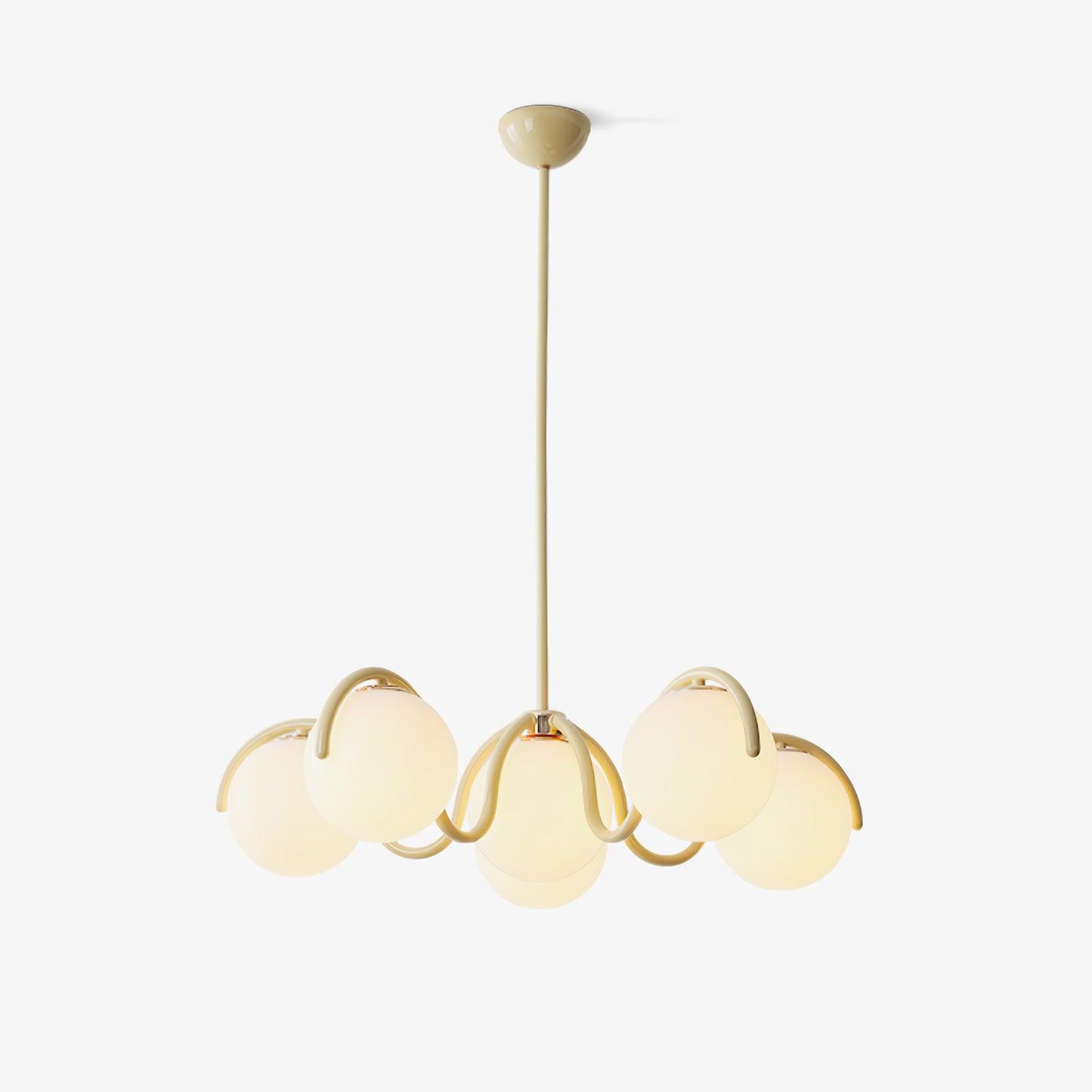 Aria Lampadario Lineare Curvo