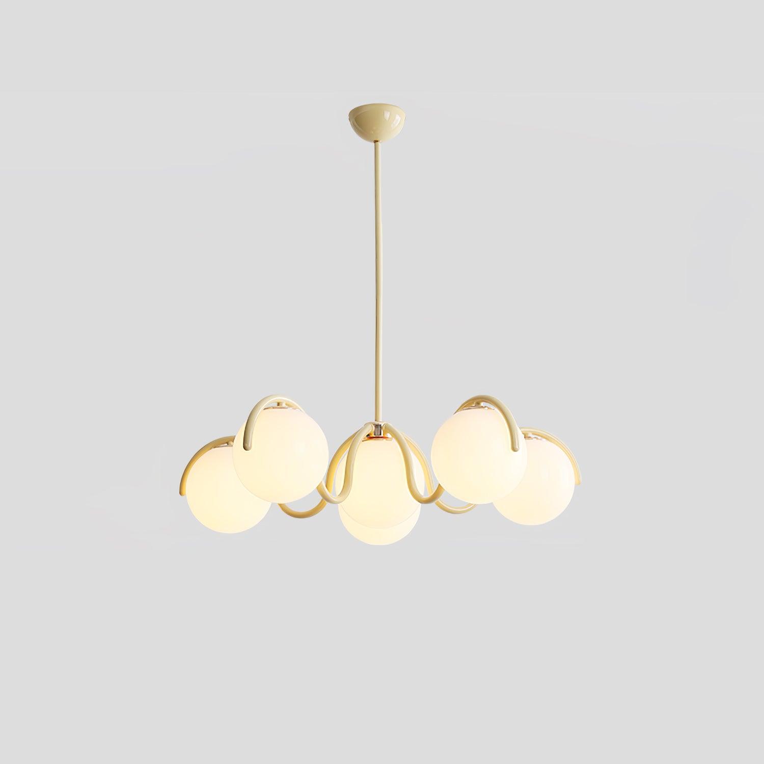 Aria Lampadario Lineare Curvo