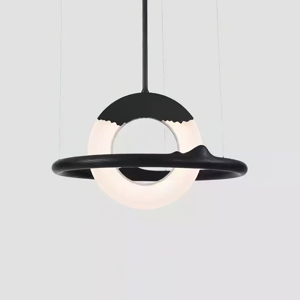 Mytalan Circular Acrylic Wood Pendant Light - Blowlighting