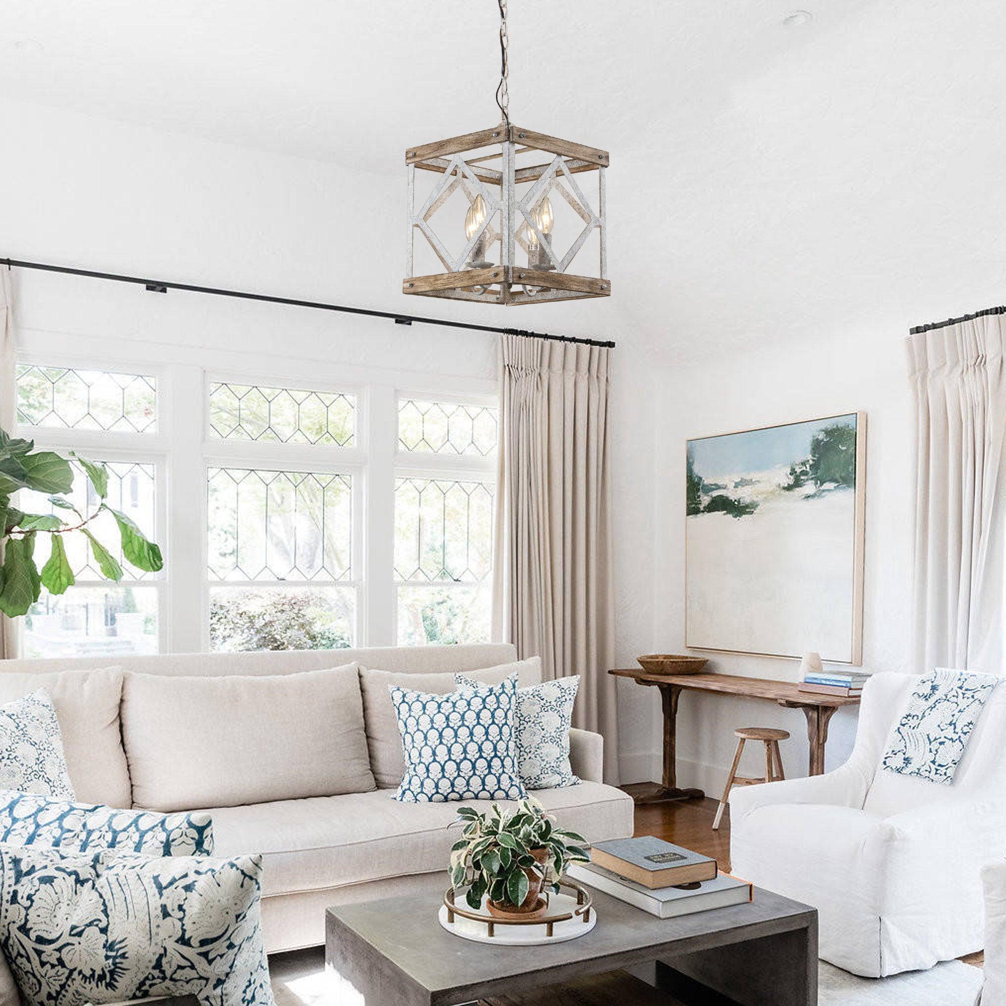 Zelaeora Individual Creativity 4 - Light Wooden Metal Pendant Lamp - Lamp Copper