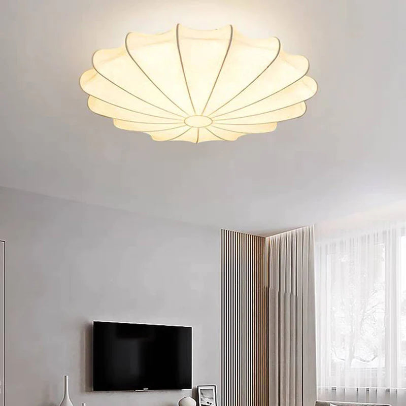 Ritta Moderno Eleganti Rotonde Tessuto Plafoniere Cucina