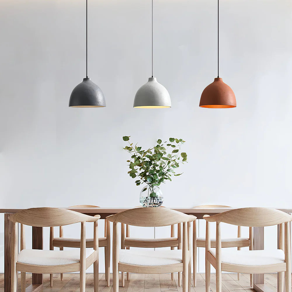 Avi Industriale Resina Sospensione Bianco Arancione Cucina