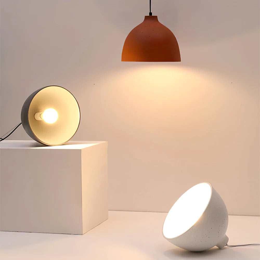 Avi Industriale Resina Sospensione Bianco Arancione Cucina