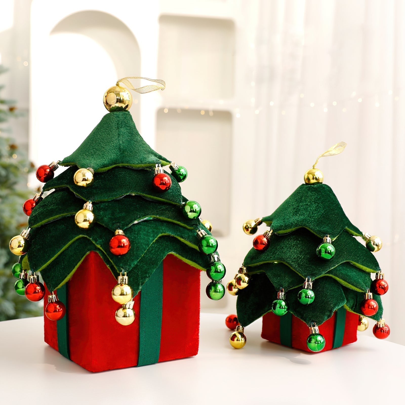 Retractable Xmas Tree Gift Lamp - Lamp Copper