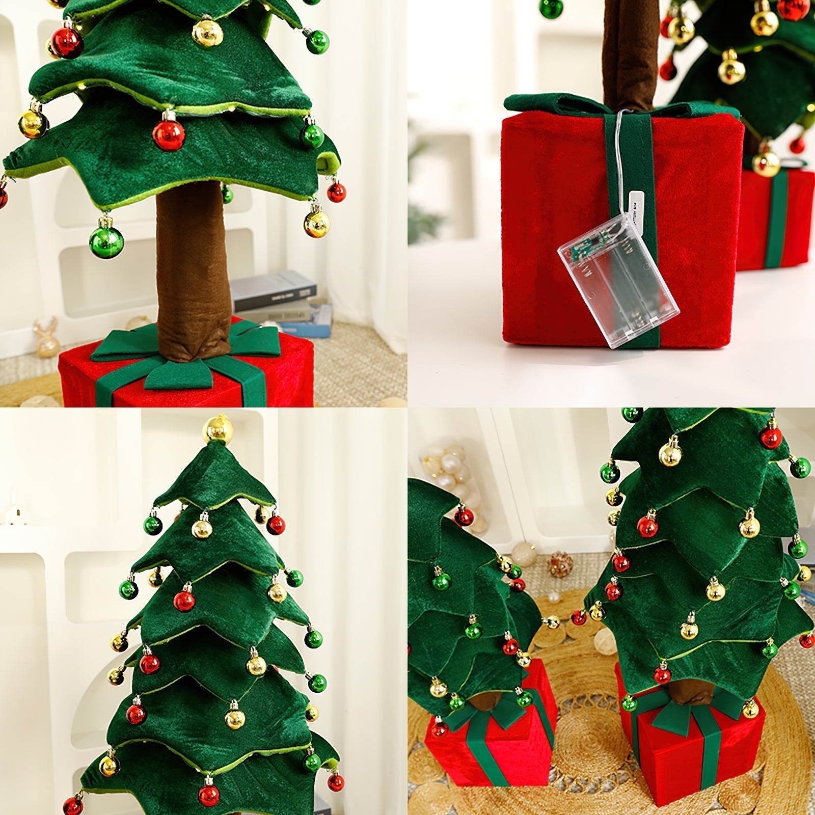 Retractable Xmas Tree Gift Lamp - Lamp Copper
