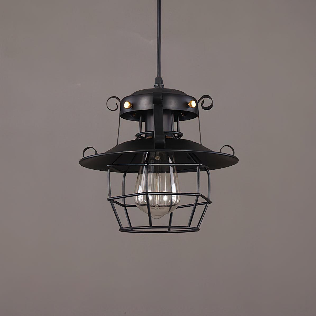 Retro Birdcage Pendant Light - Blowlighting