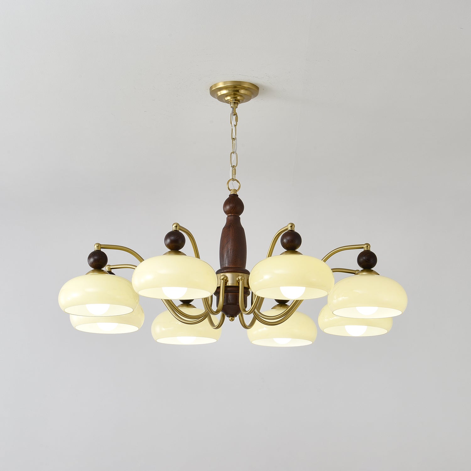 Aurora Chandelier Revival Crown Rustic - Blowlighting