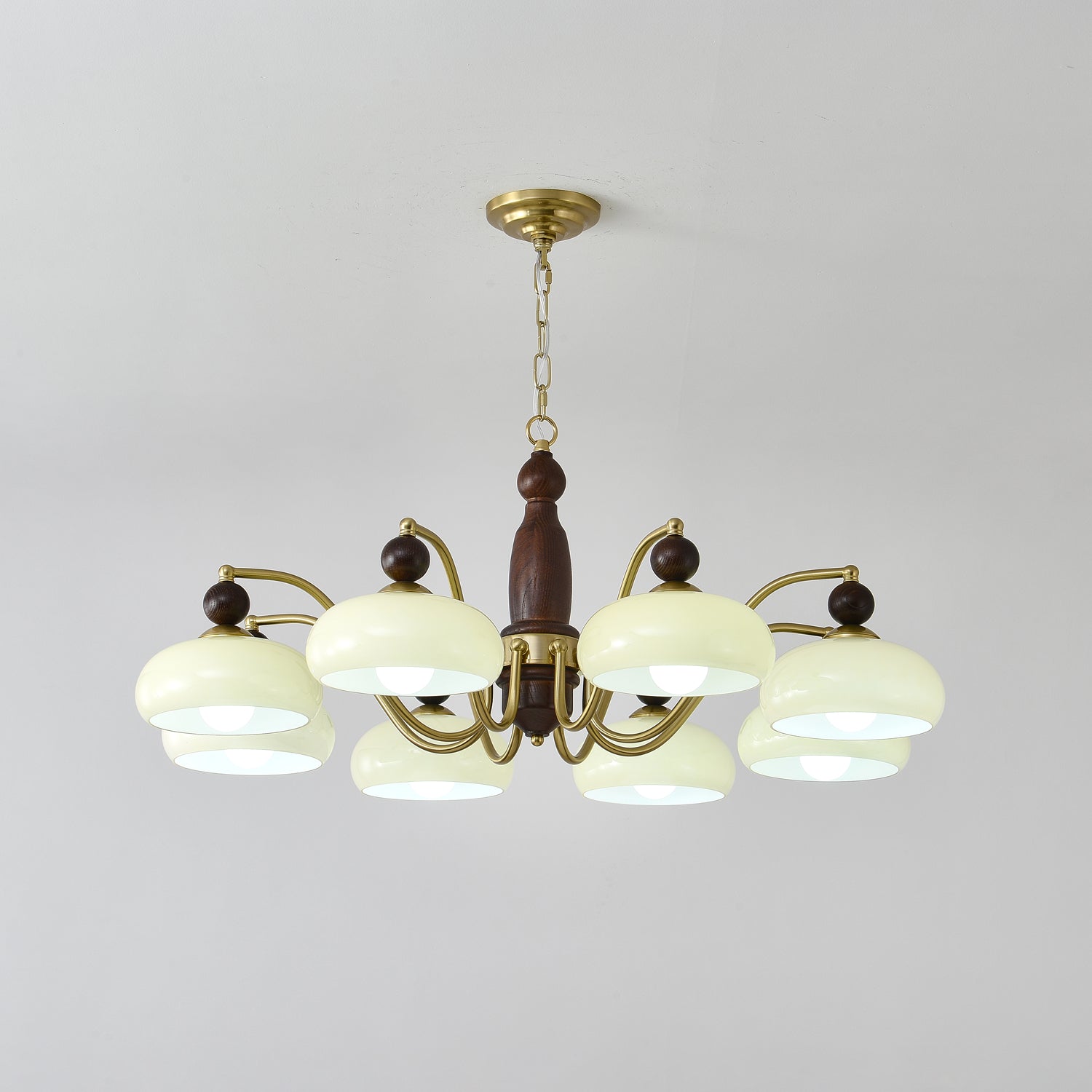 Aurora Chandelier Revival Crown Rustic - Blowlighting