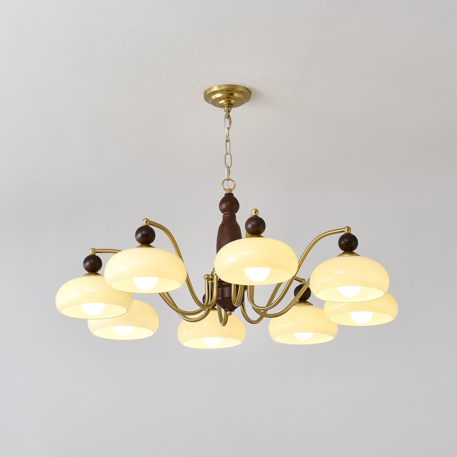 Aurora Chandelier Revival Crown Rustic - Blowlighting