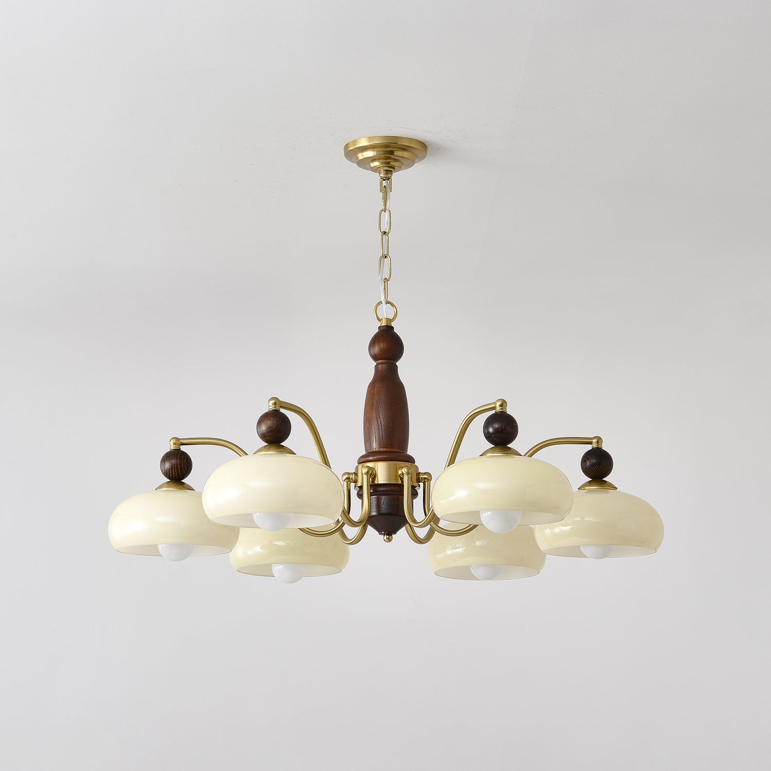 Aurora Chandelier Revival Crown Rustic - Blowlighting