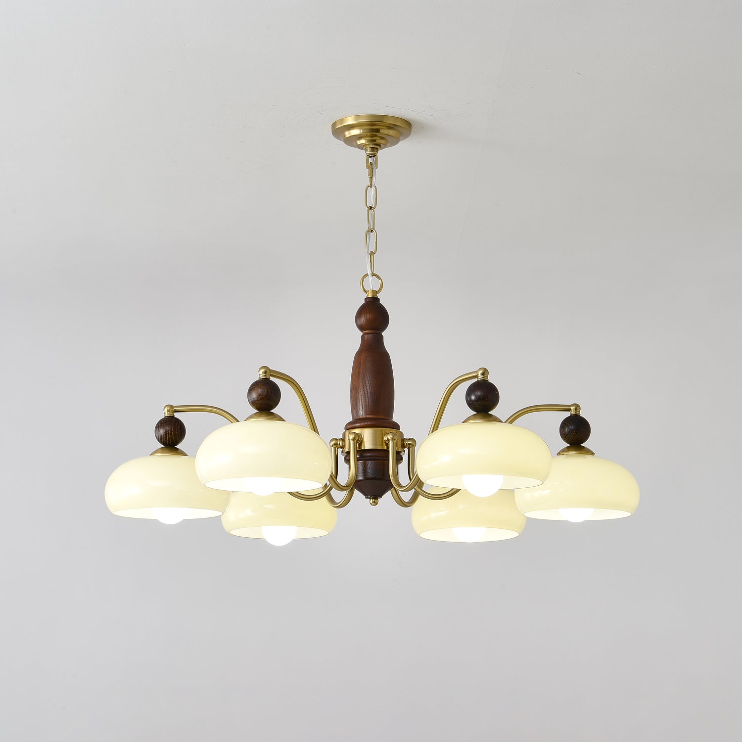 Aurora Chandelier Revival Crown Rustic - Blowlighting