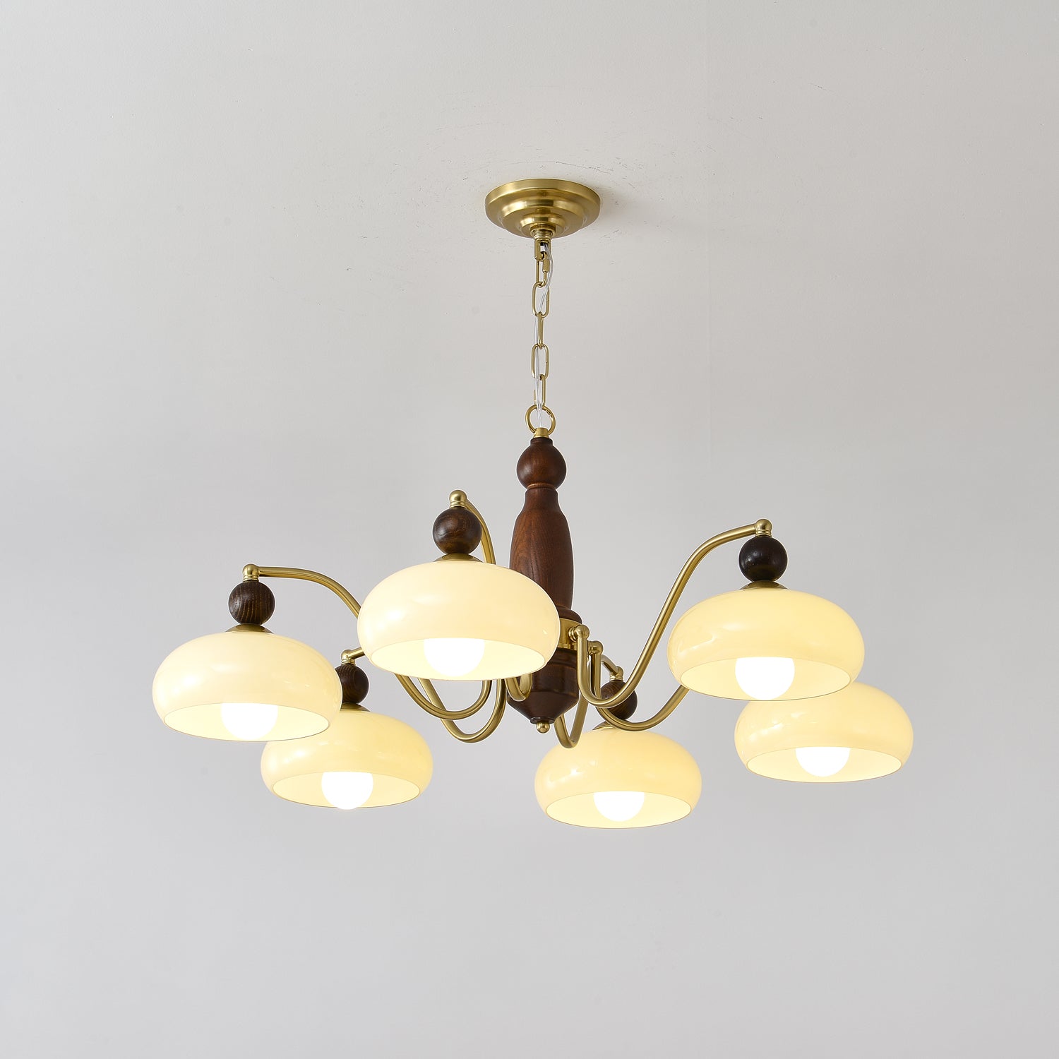 Aurora Chandelier Revival Crown Rustic - Blowlighting