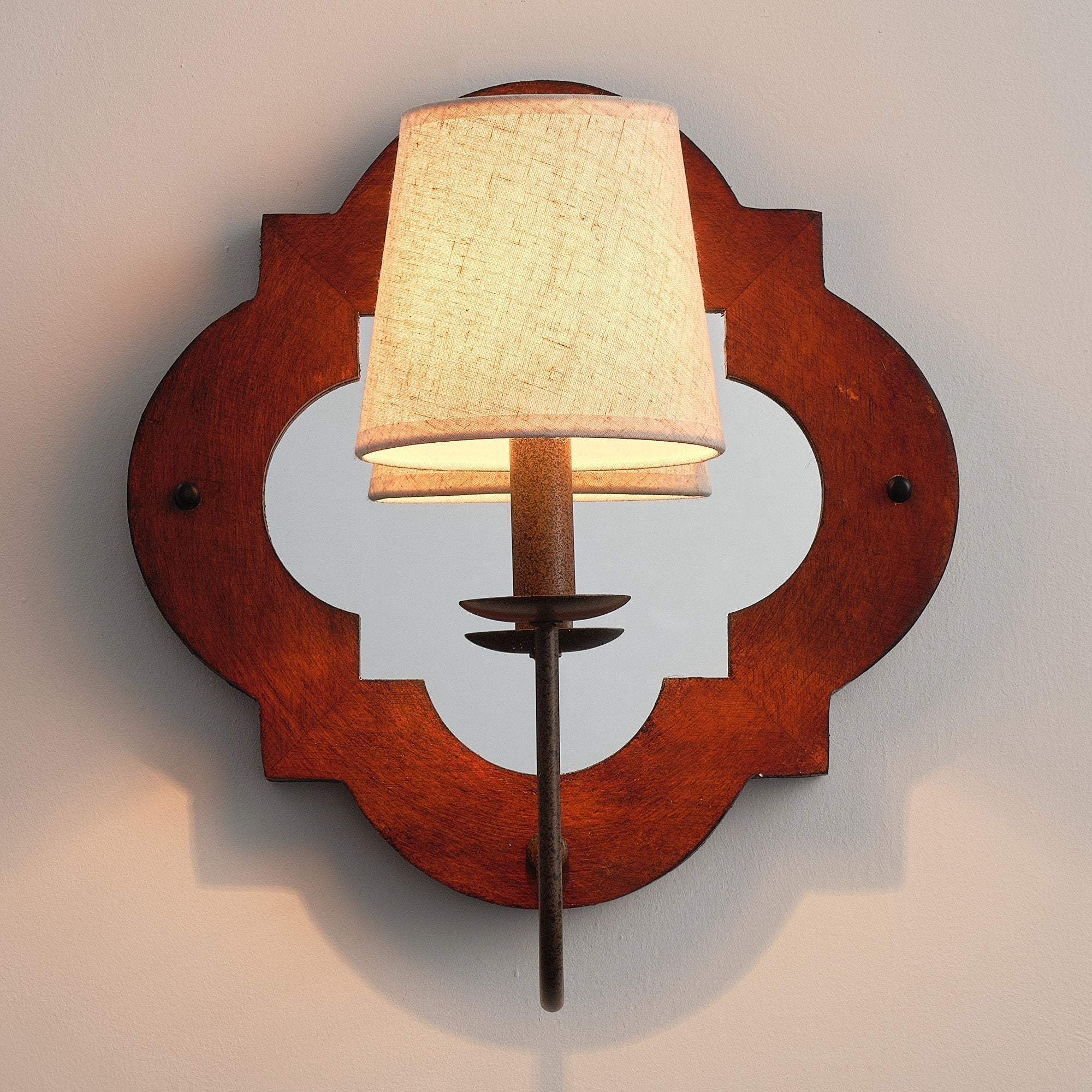 Sytheir Premium Elegance Fabric Wall Lamp - Lamp Copper