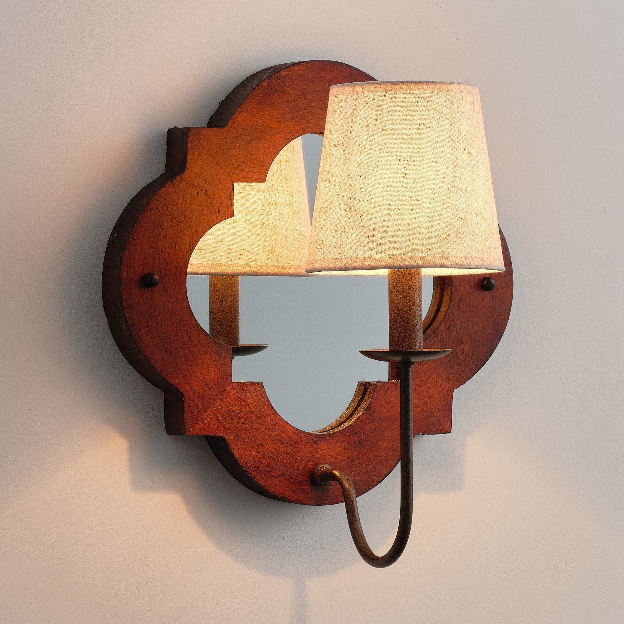 Sytheir Premium Elegance Fabric Wall Lamp - Lamp Copper