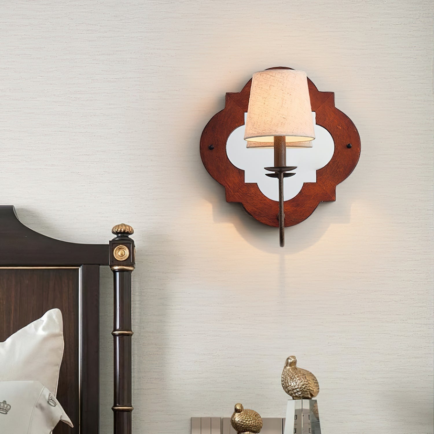 Sytheir Premium Elegance Fabric Wall Lamp - Lamp Copper