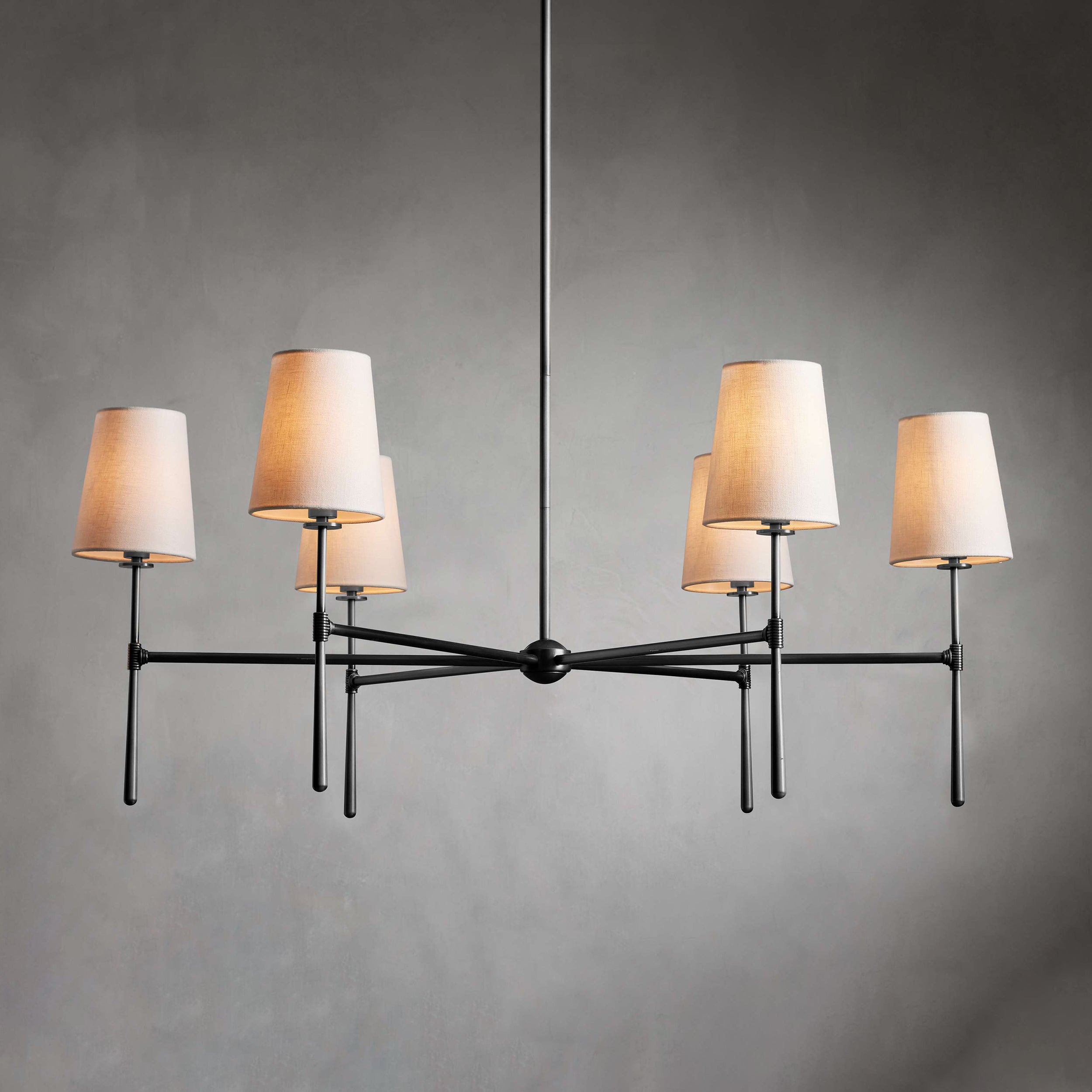 Silva Lampadario a 4/6 Luci Stile Metà Secolo