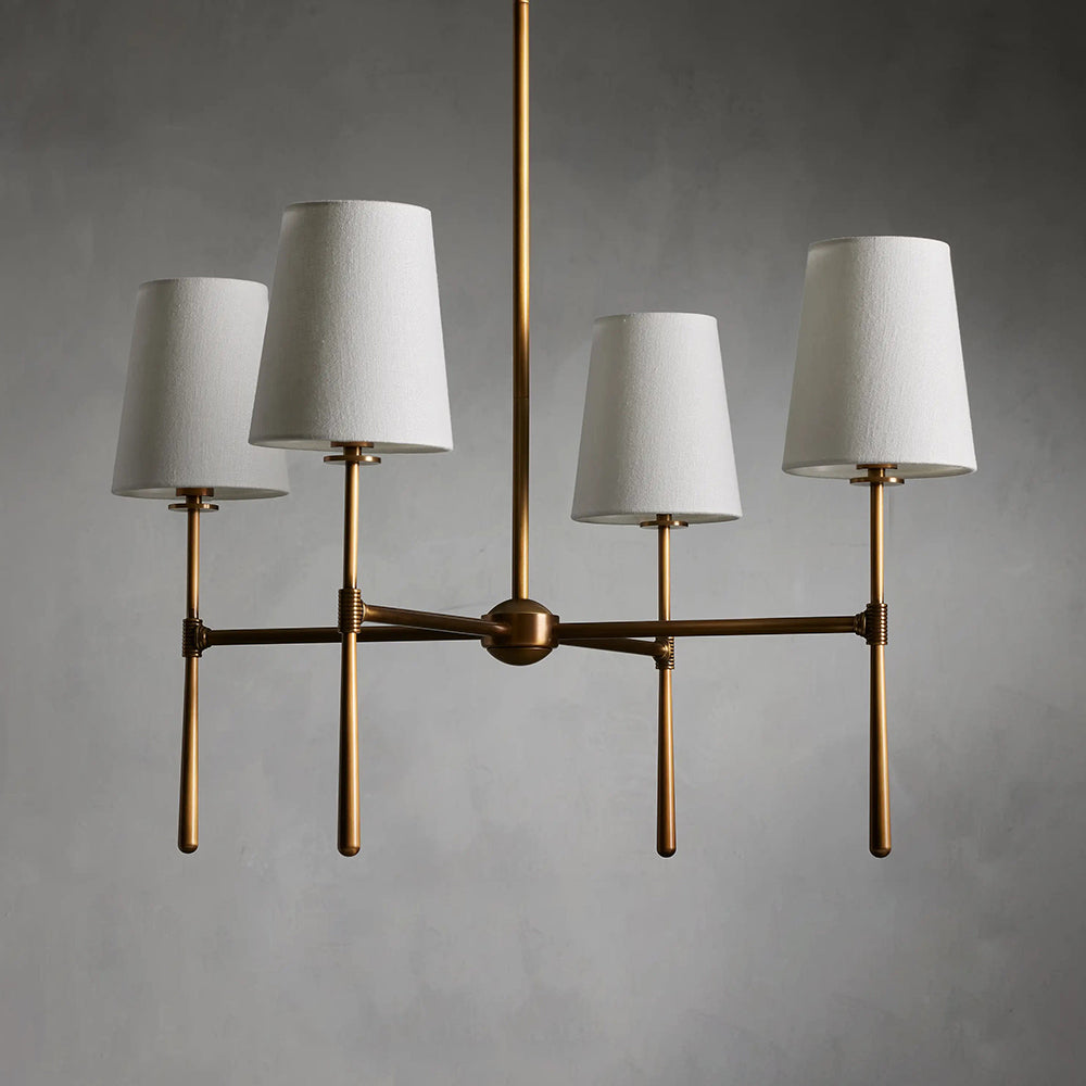 Silva Lampadario a 4/6 Luci Stile Metà Secolo