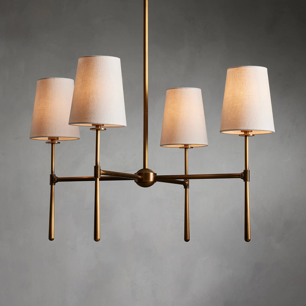 Silva Lampadario a 4/6 Luci Stile Metà Secolo
