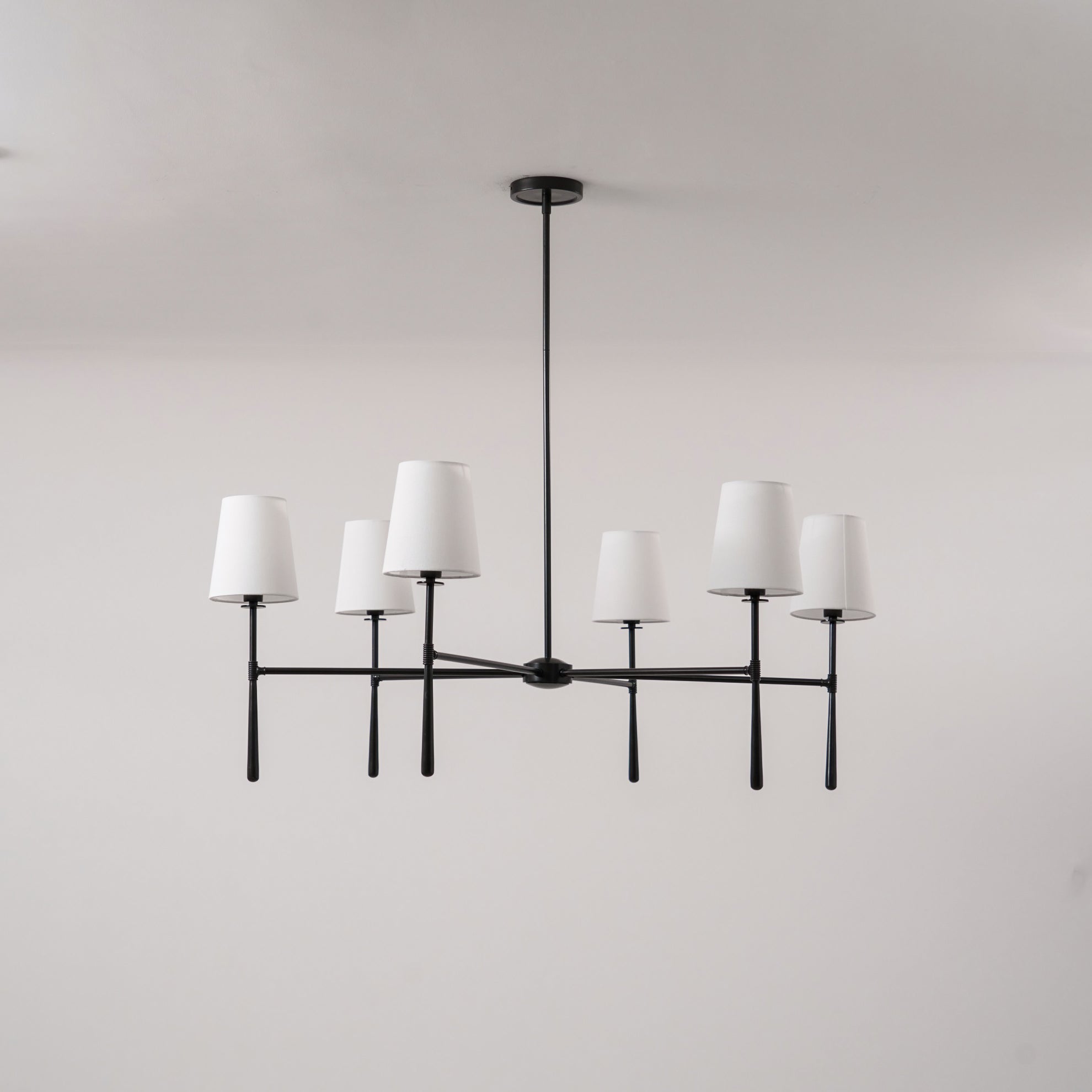 Silva Lampadario a 4/6 Luci Stile Metà Secolo