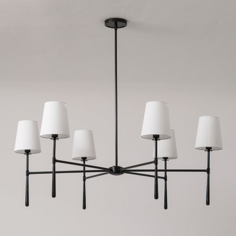 Silva Lampadario a 4/6 Luci Stile Metà Secolo
