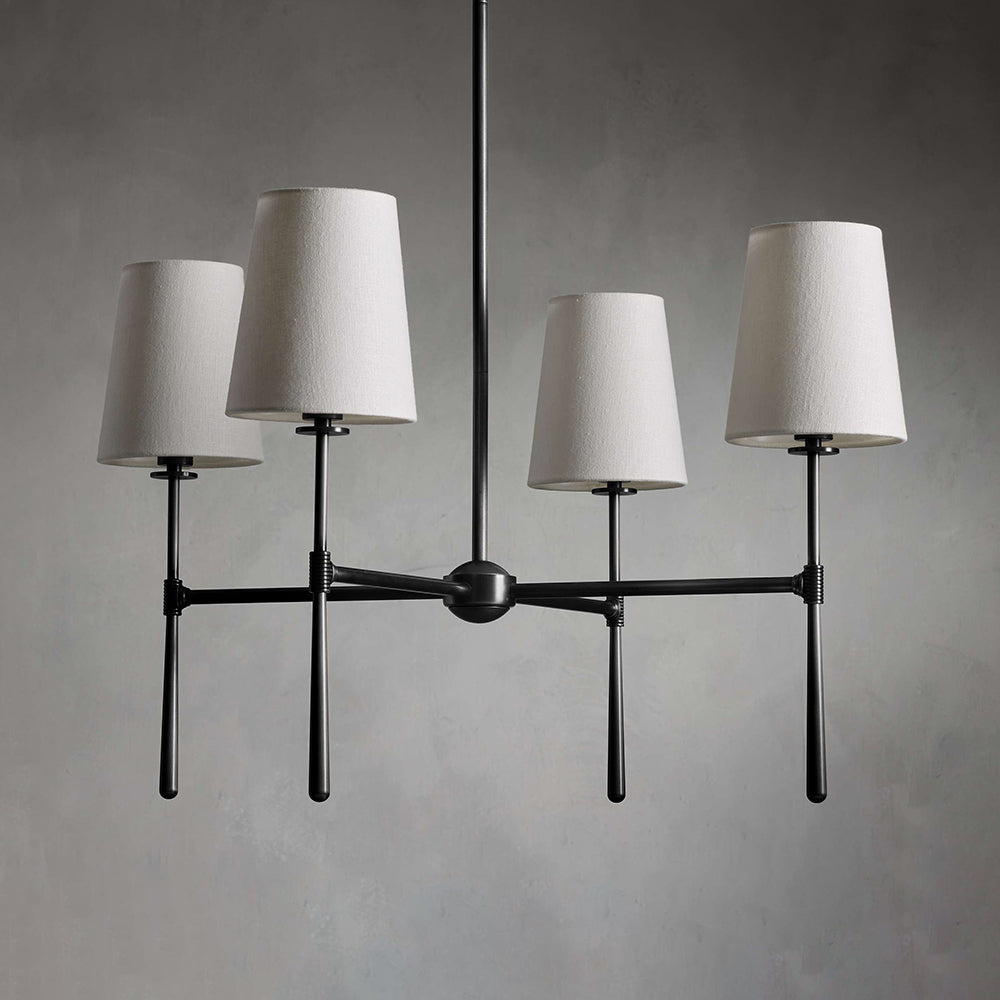 Silva Lampadario a 4/6 Luci Stile Metà Secolo