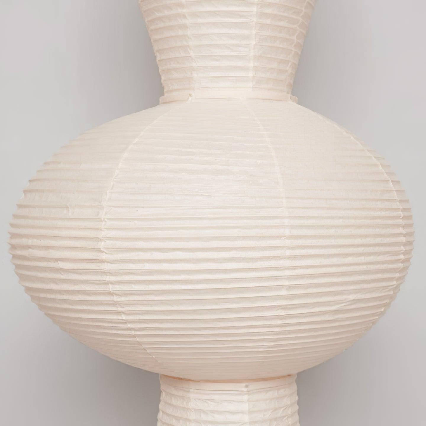 Ritta Lampada a Sospensione Verticale Scultorea in Carta
