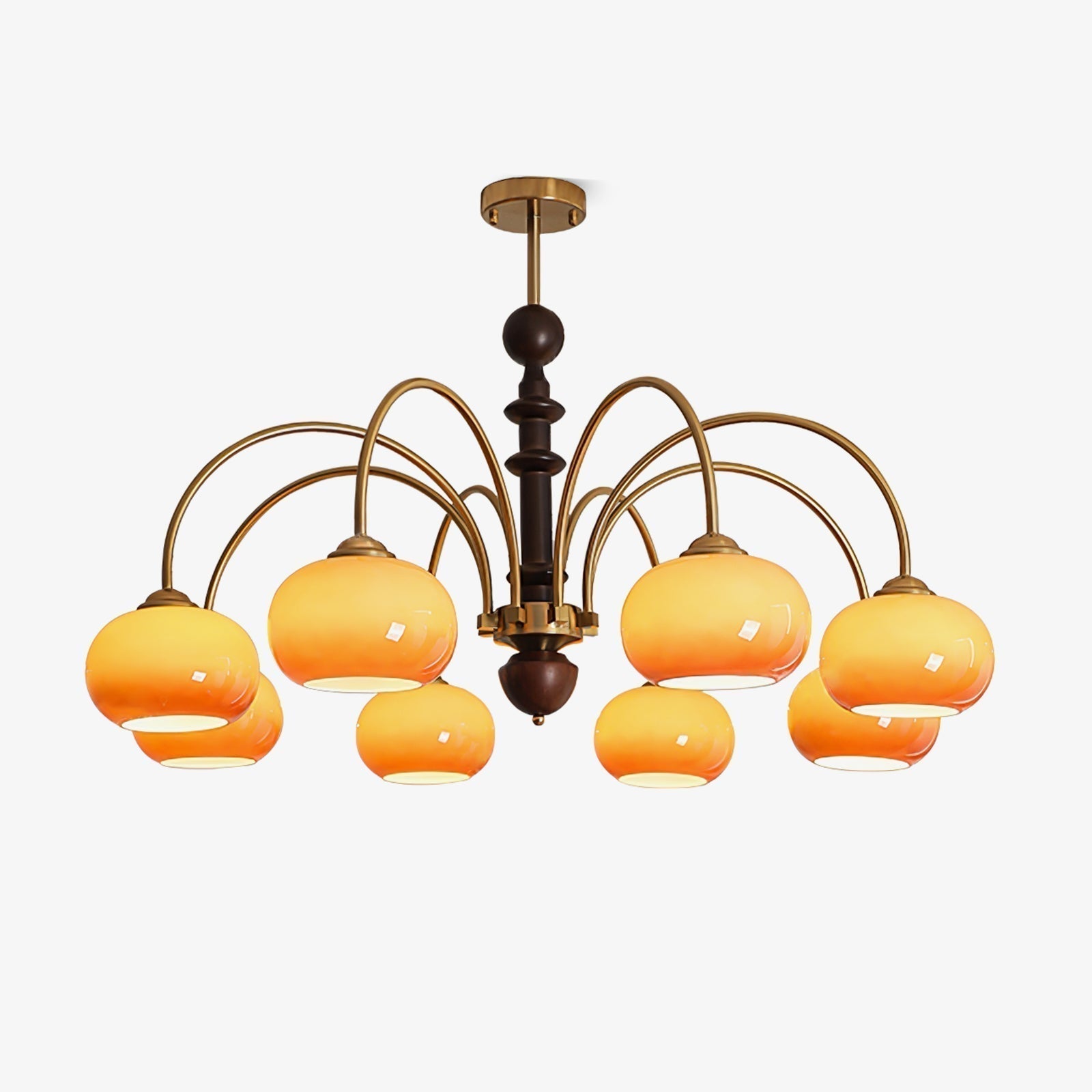 Ripe Persimmon Chandelier - Blowlighting