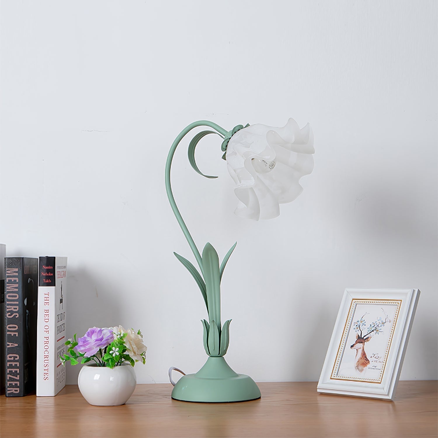 Romantic Flower Table Lamp - Lamp Copper