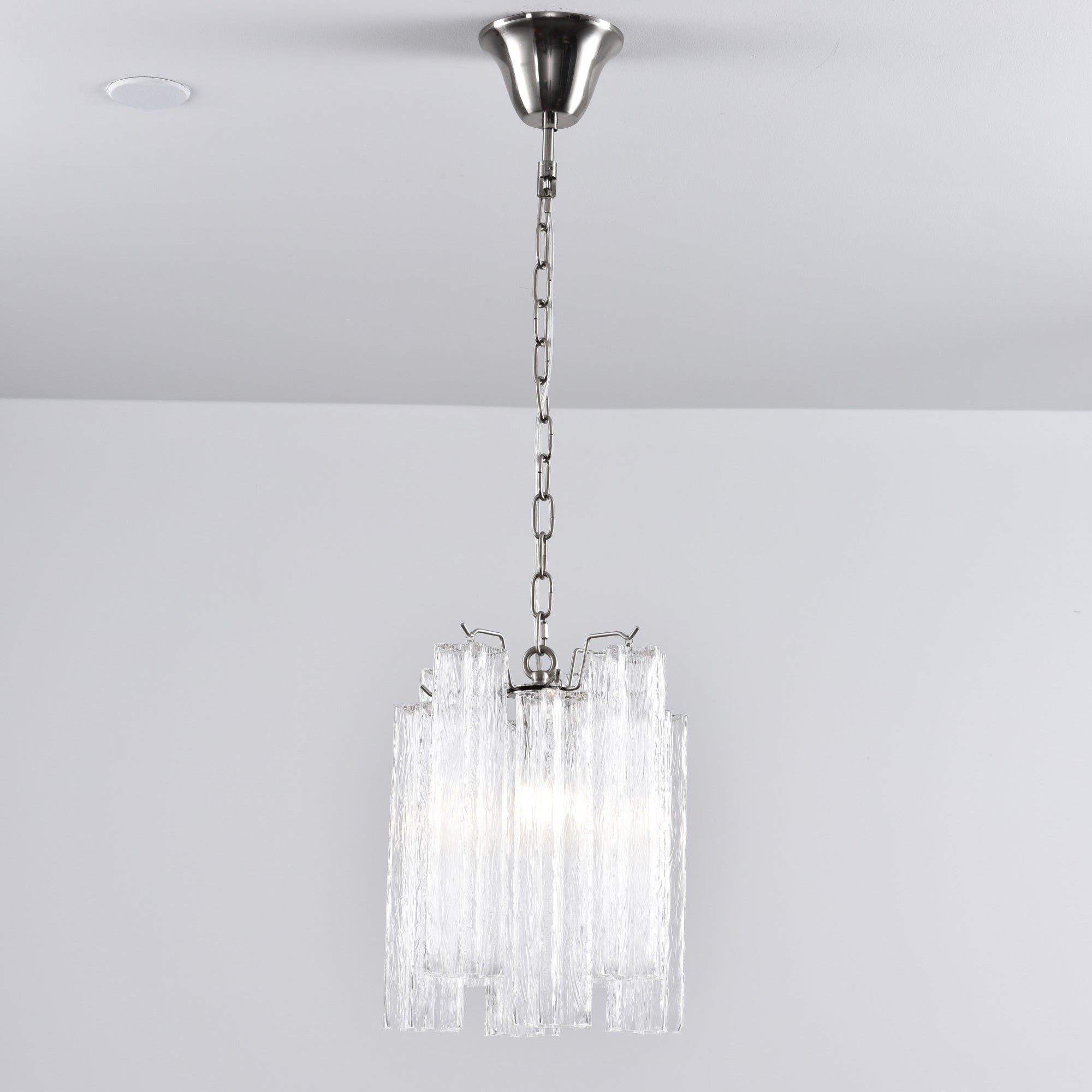 Aurora Chandelier Pink Gradient Murano Glass - Neutralighting