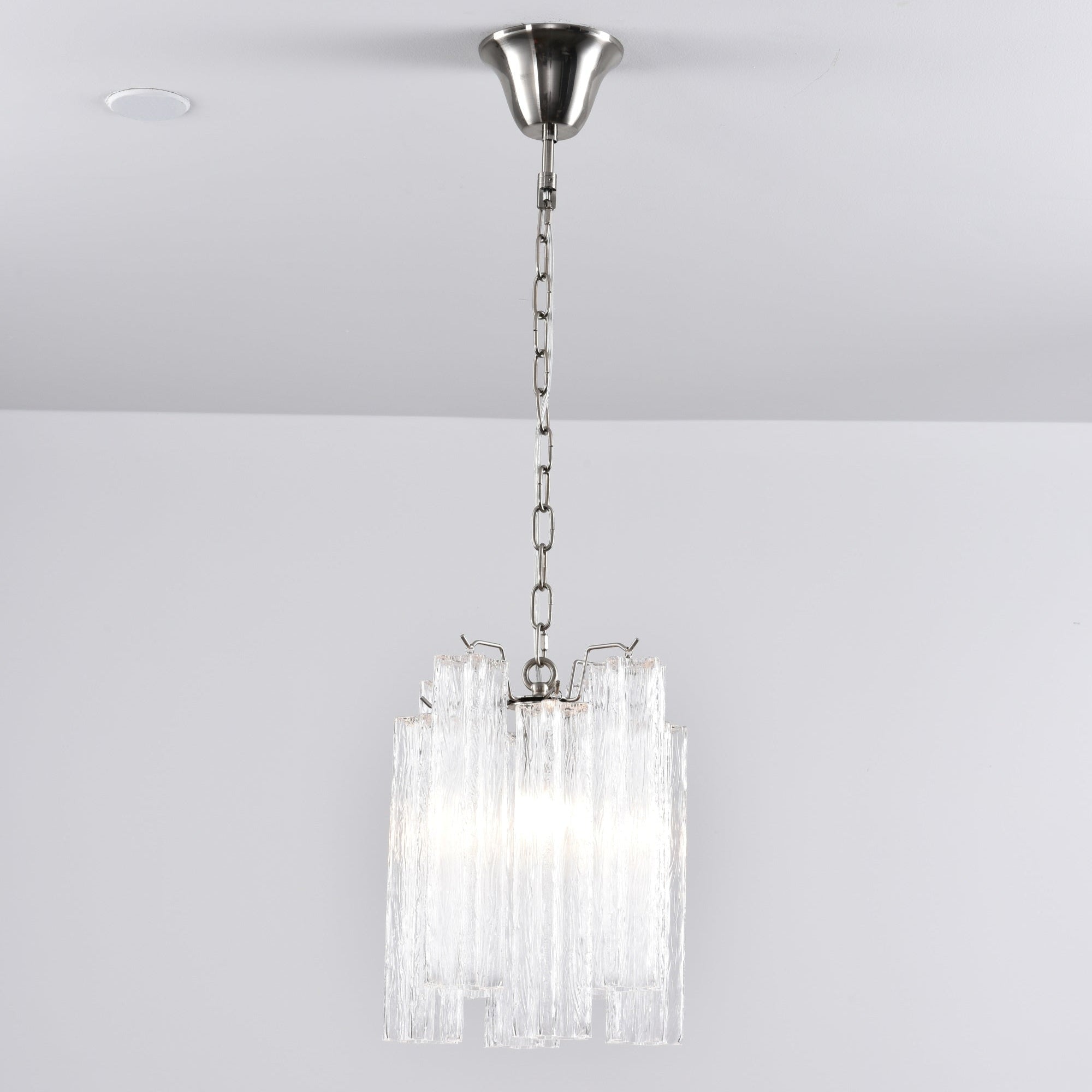 Aurora Chandelier Pink Gradient Murano Glass - Neutralighting