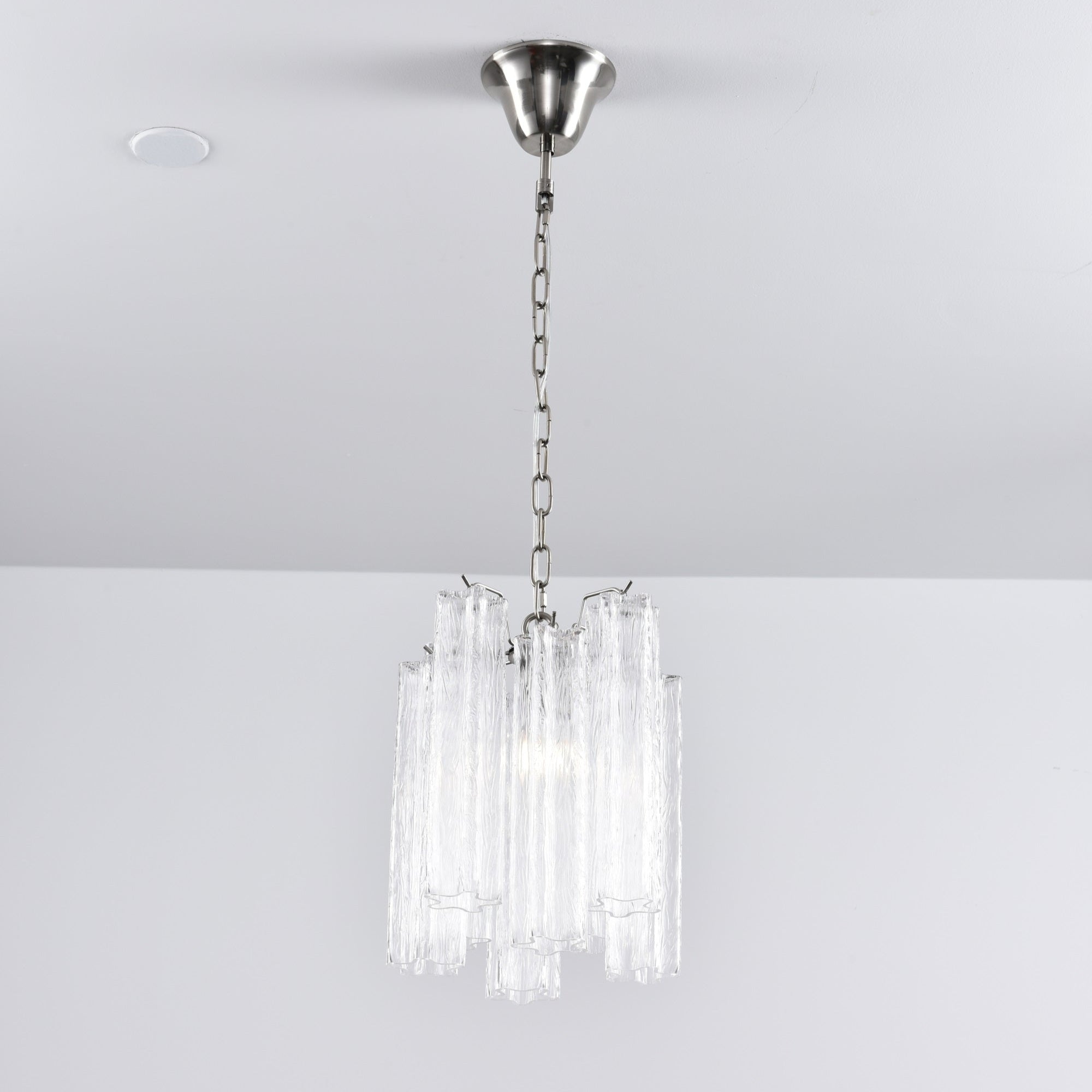 Aurora Chandelier Pink Gradient Murano Glass - Neutralighting