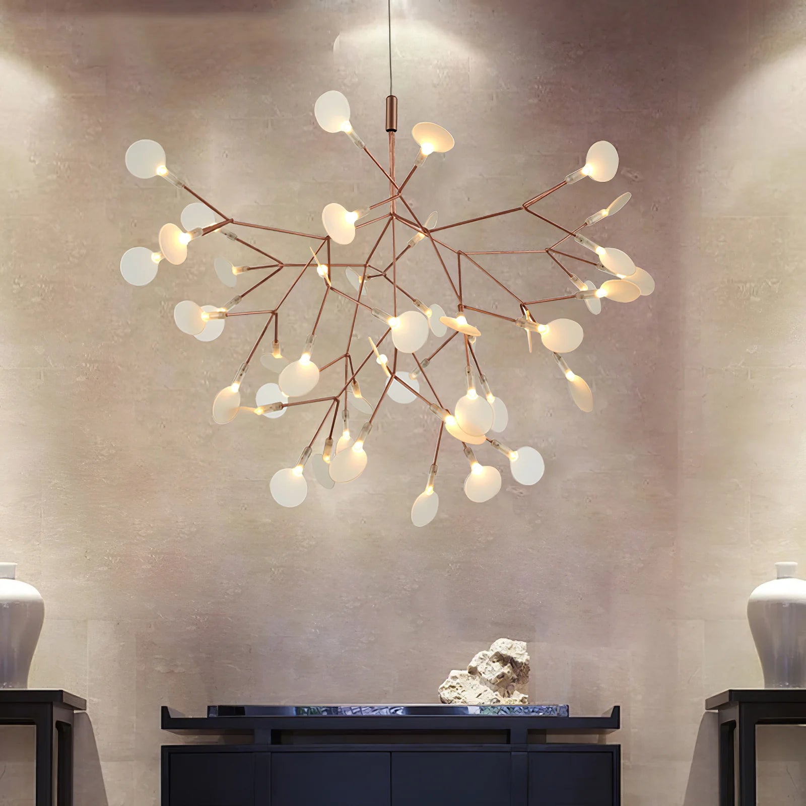 Olivia Lampadario Unico Sputnik Art Deco Lucciola