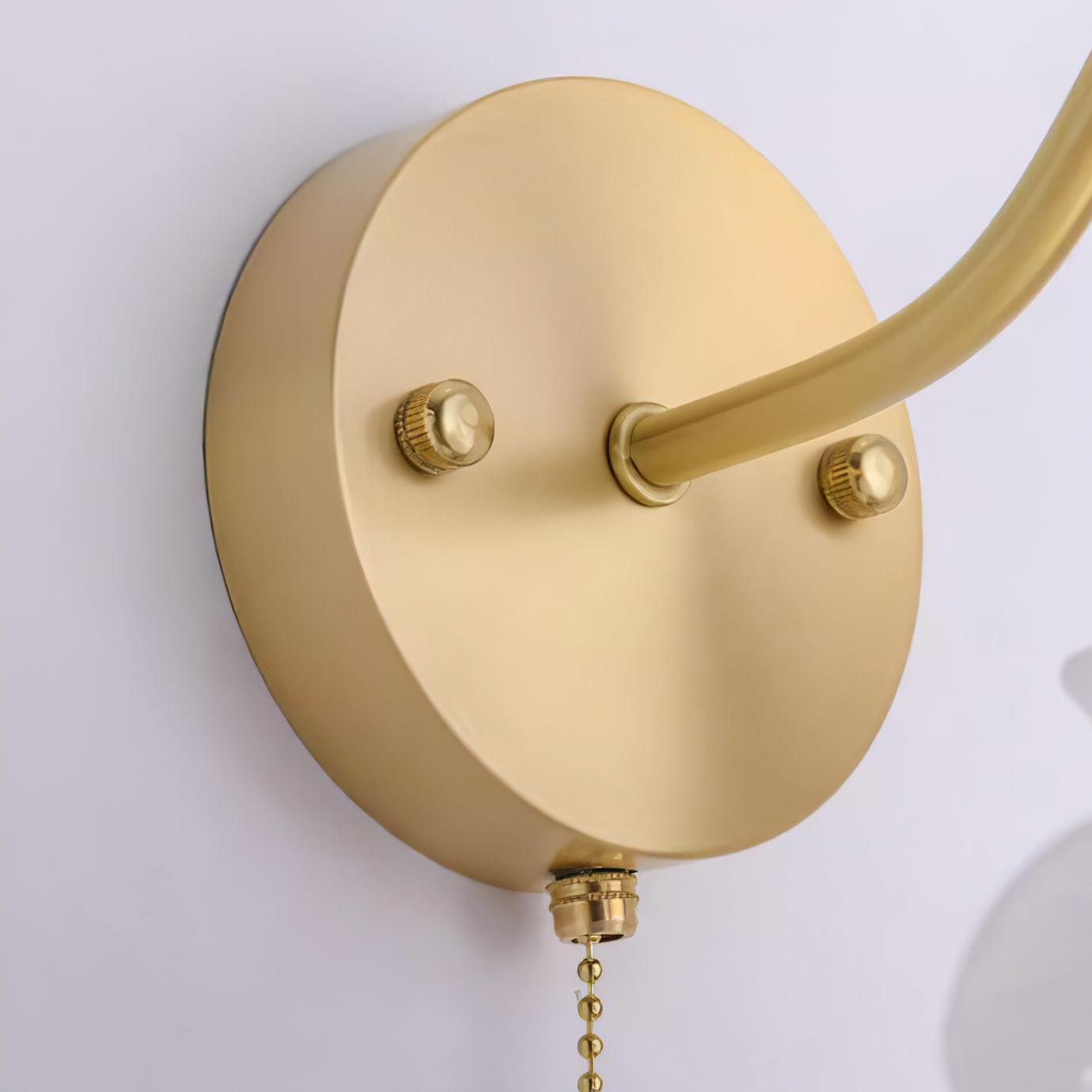Rose Brass Wall Light - Blowlighting