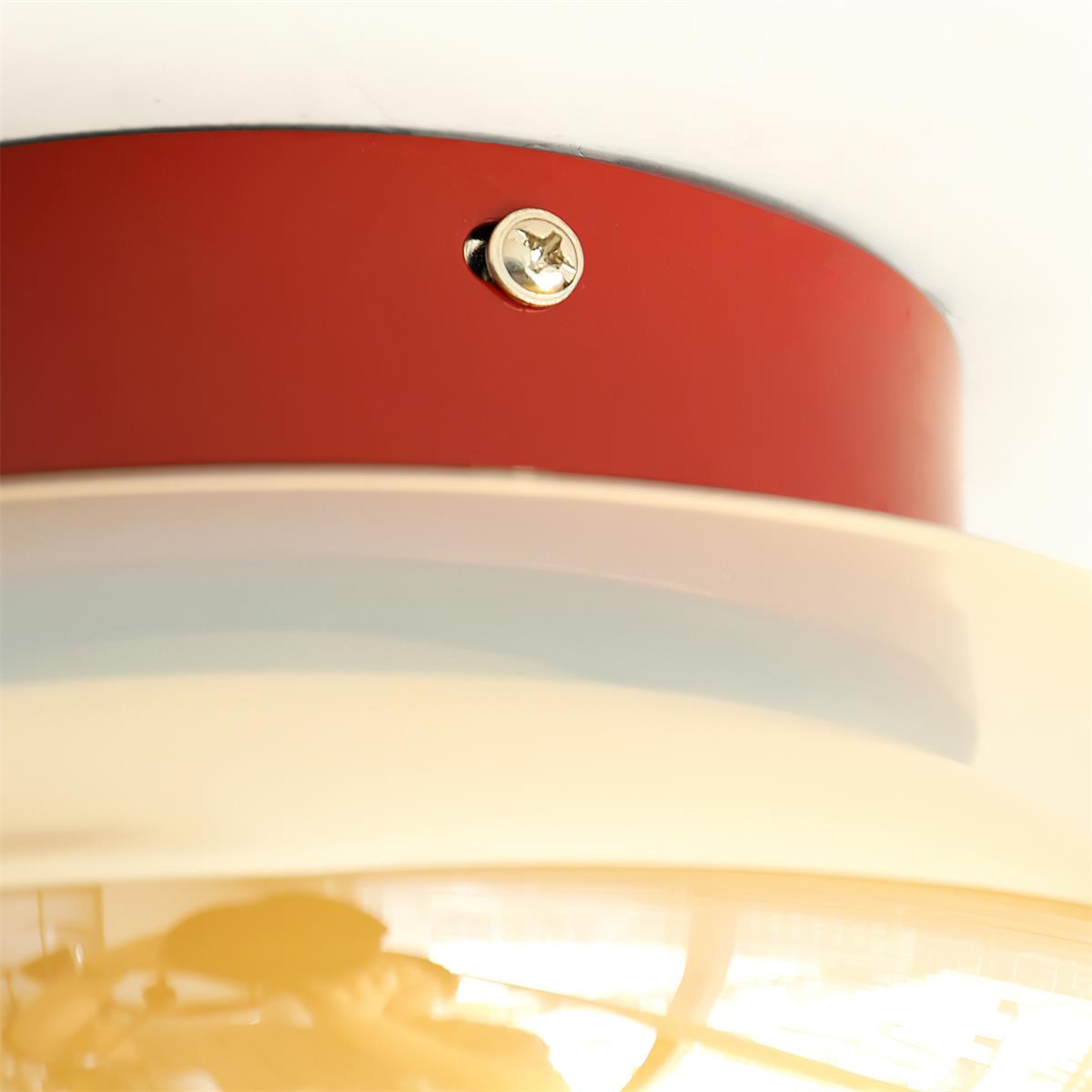 Valentina Lampada da Soffitto Flush Mount in Vetro Stile Retrò