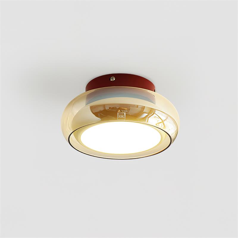 Valentina Lampada da Soffitto Flush Mount in Vetro Stile Retrò