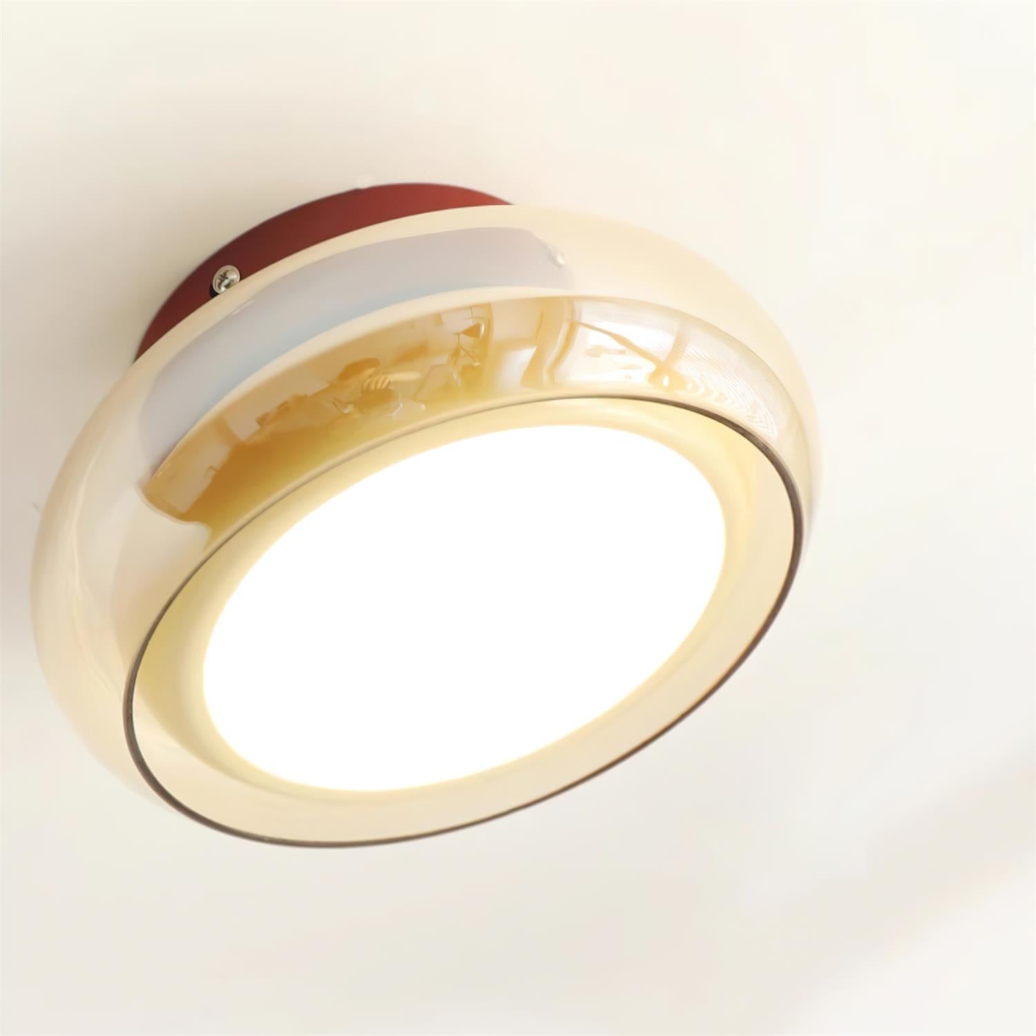 Valentina Lampada da Soffitto Flush Mount in Vetro Stile Retrò