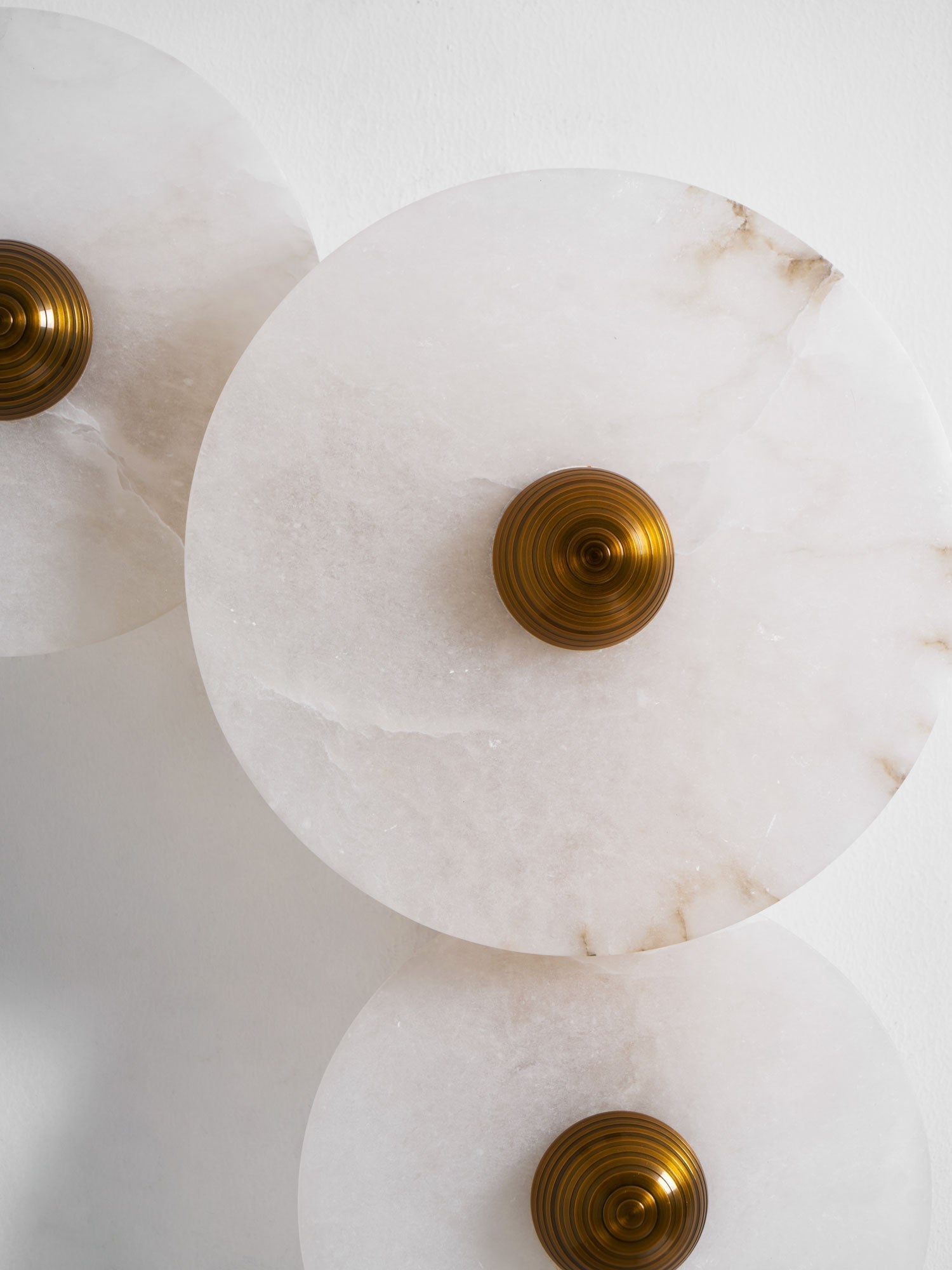 Selene Minimalist Alabaster Ceiling Light - Blowlighting