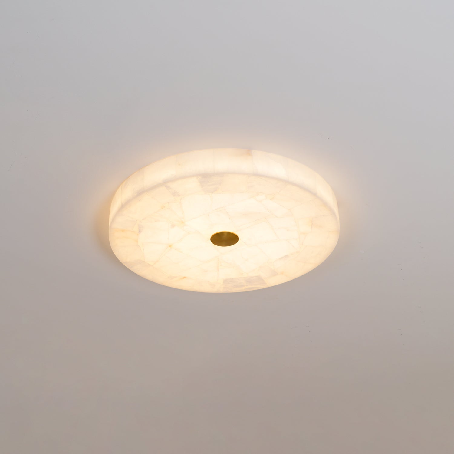 Kristy Lampada da Soffitto Rotonda in Alabastro