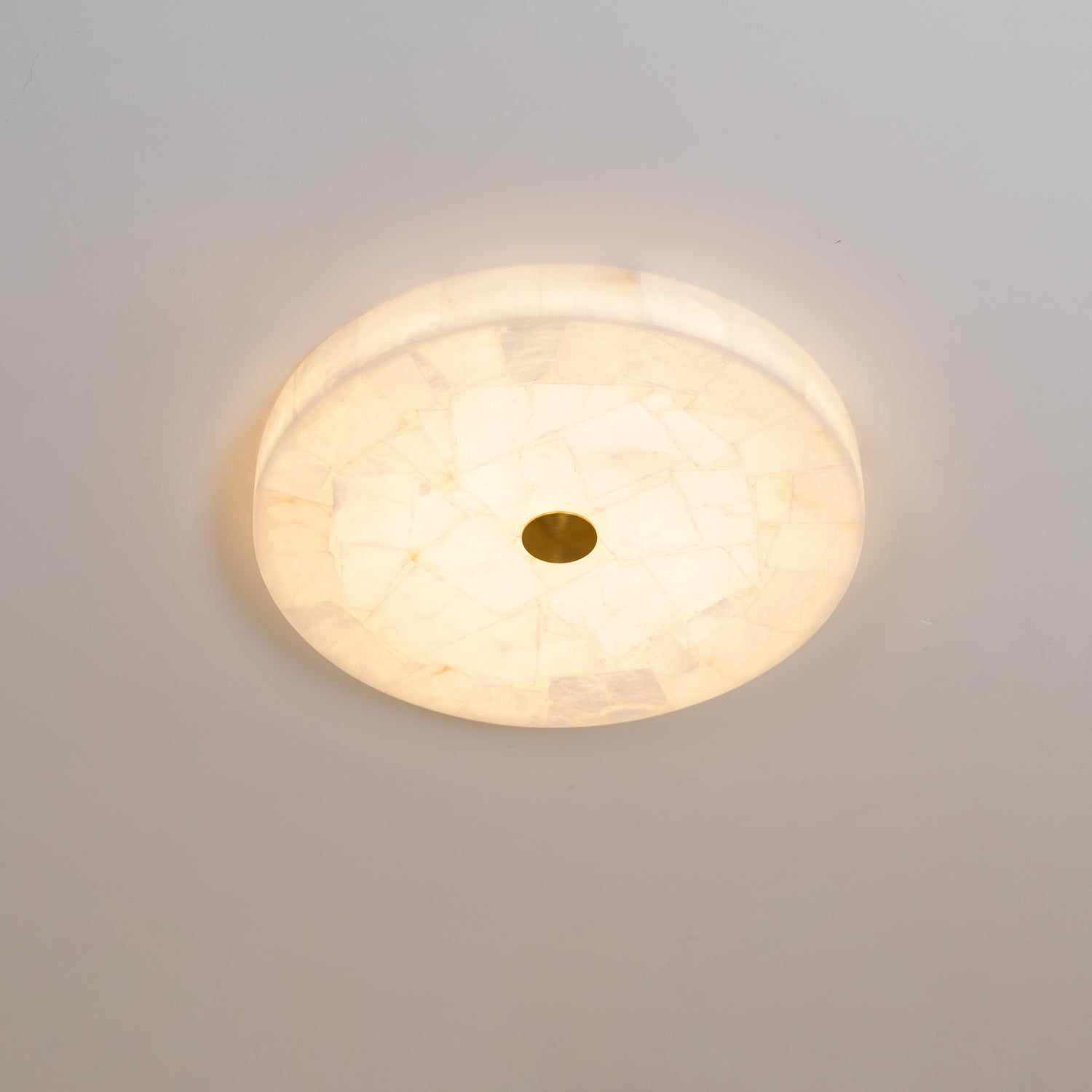 Kristy Lampada da Soffitto Rotonda in Alabastro