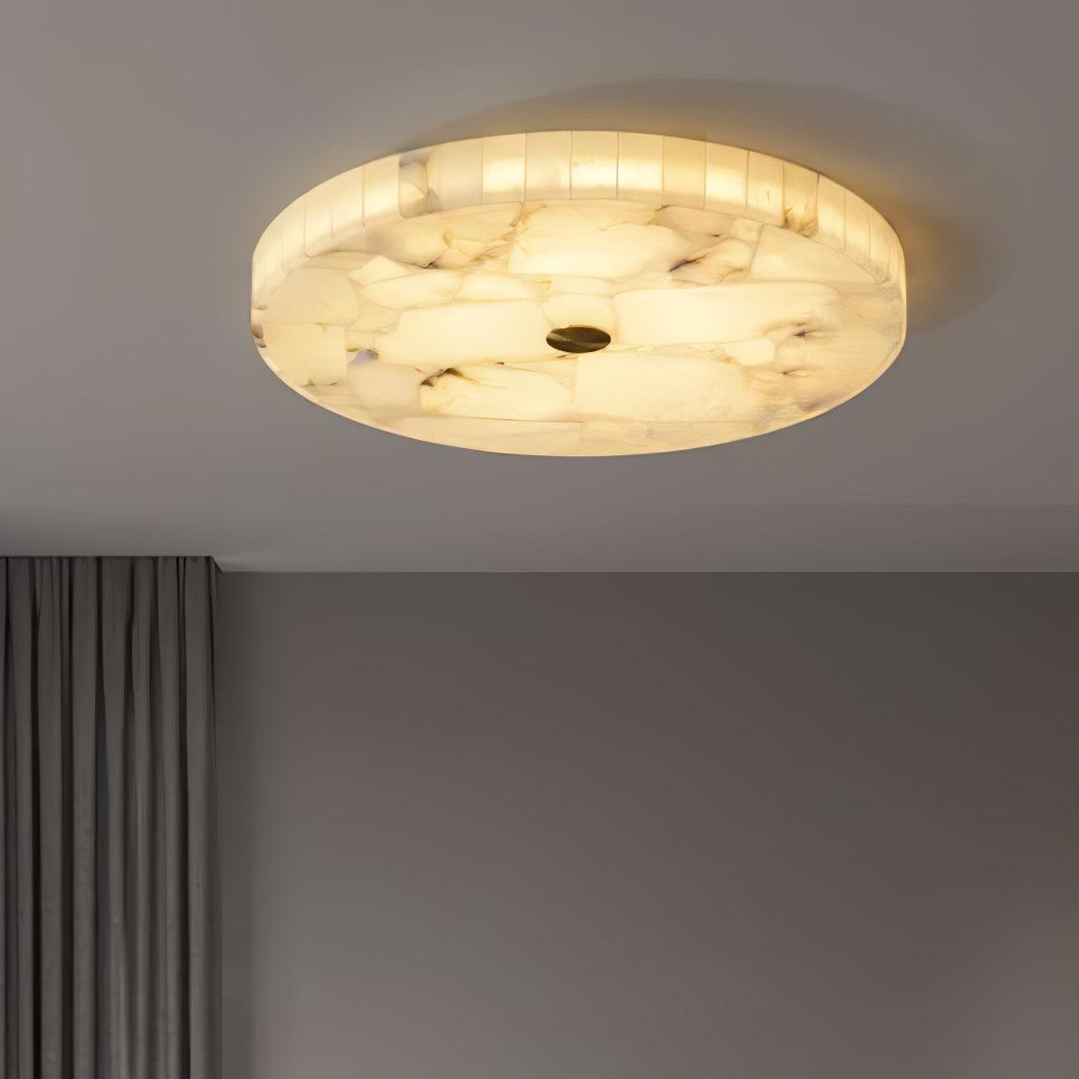 Kristy Lampada da Soffitto Rotonda in Alabastro