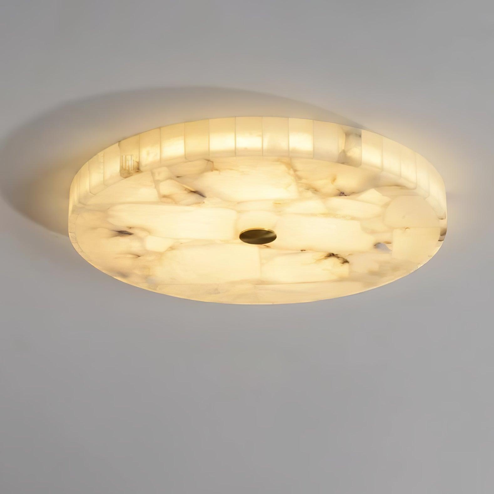 Kristy Lampada da Soffitto Rotonda in Alabastro