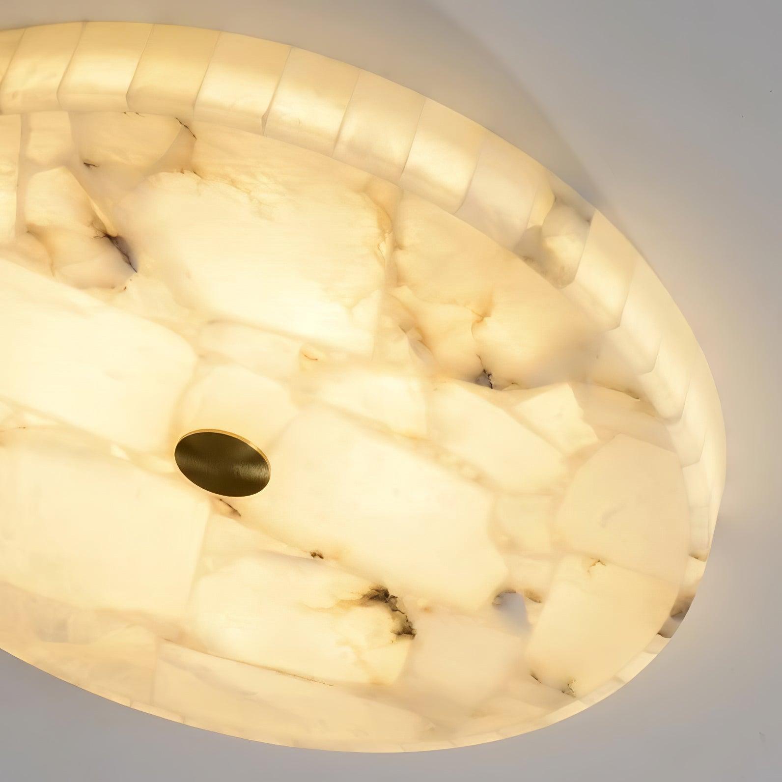 Kristy Lampada da Soffitto Rotonda in Alabastro