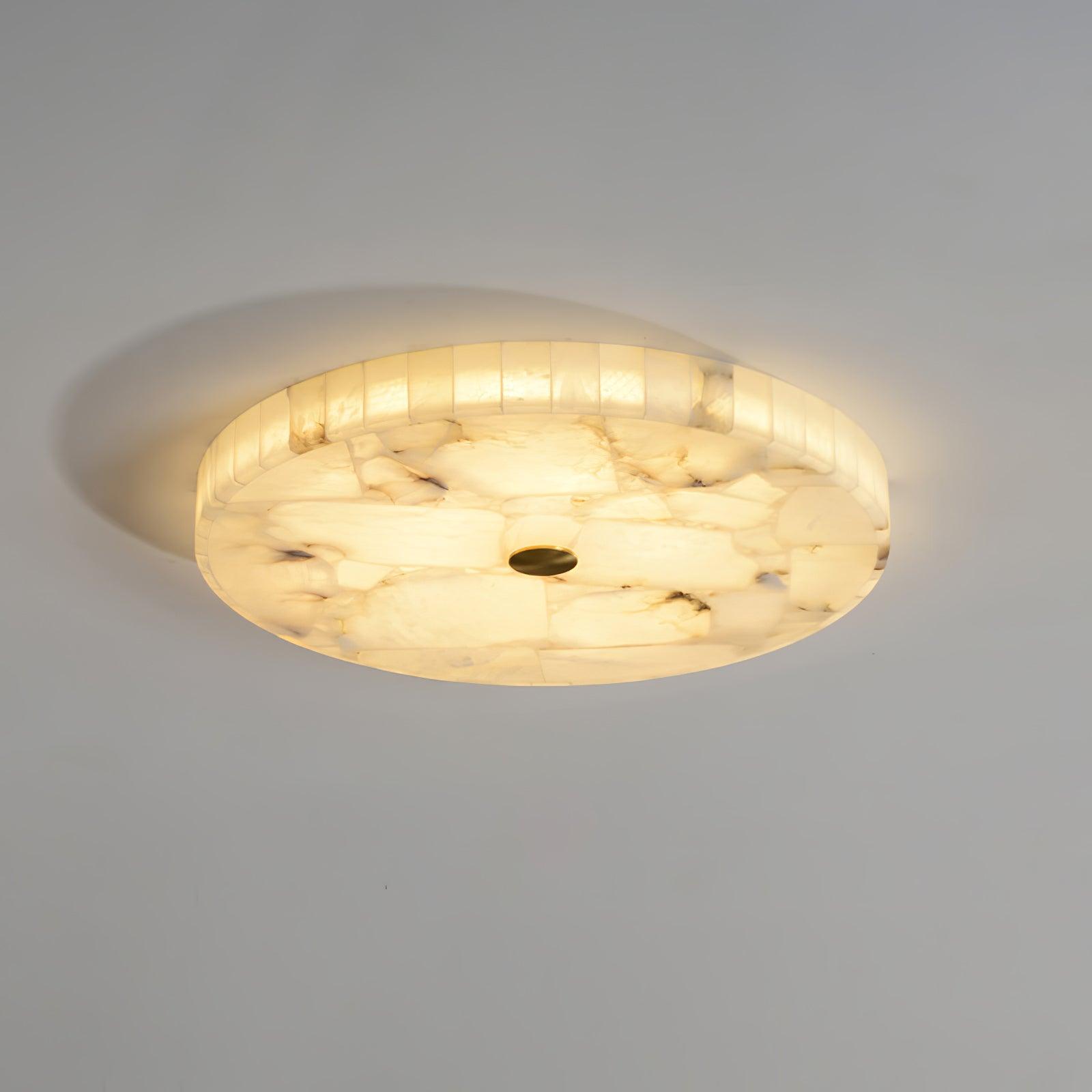 Kristy Lampada da Soffitto Rotonda in Alabastro