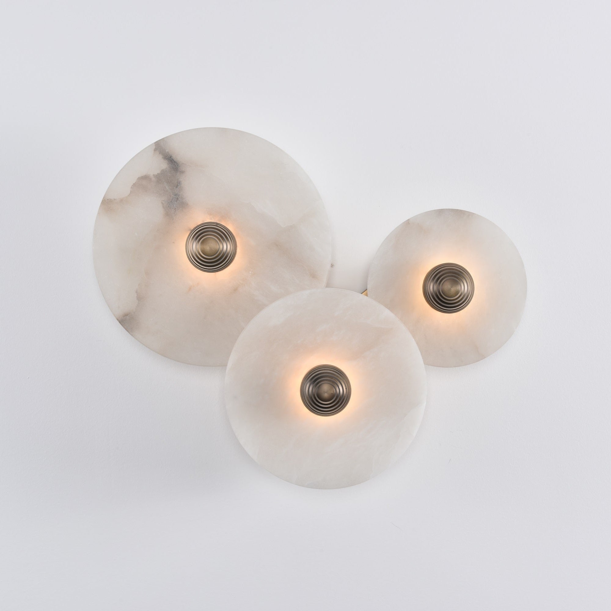 Selene Minimalist Alabaster Ceiling Light - Blowlighting