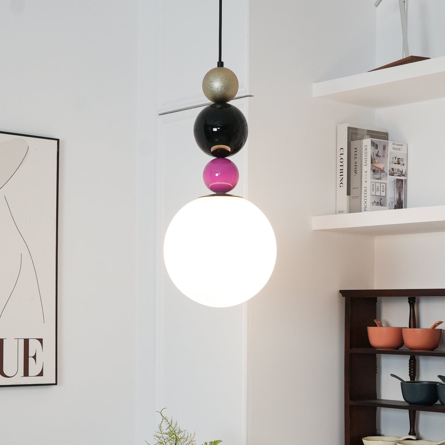 Round Balls Stacking Pendant Lamp - Blowlighting