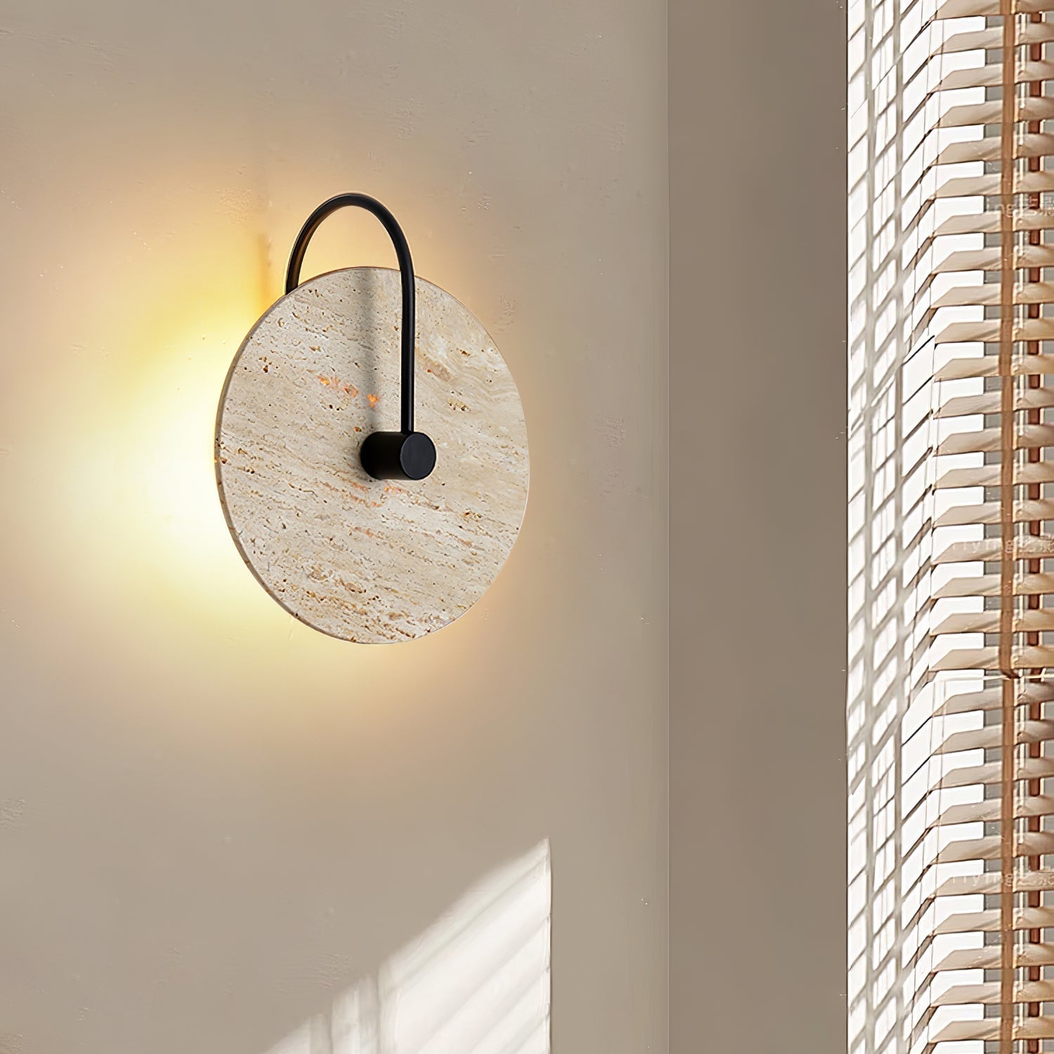 Kara Travertine Wall Light - Neutralighting