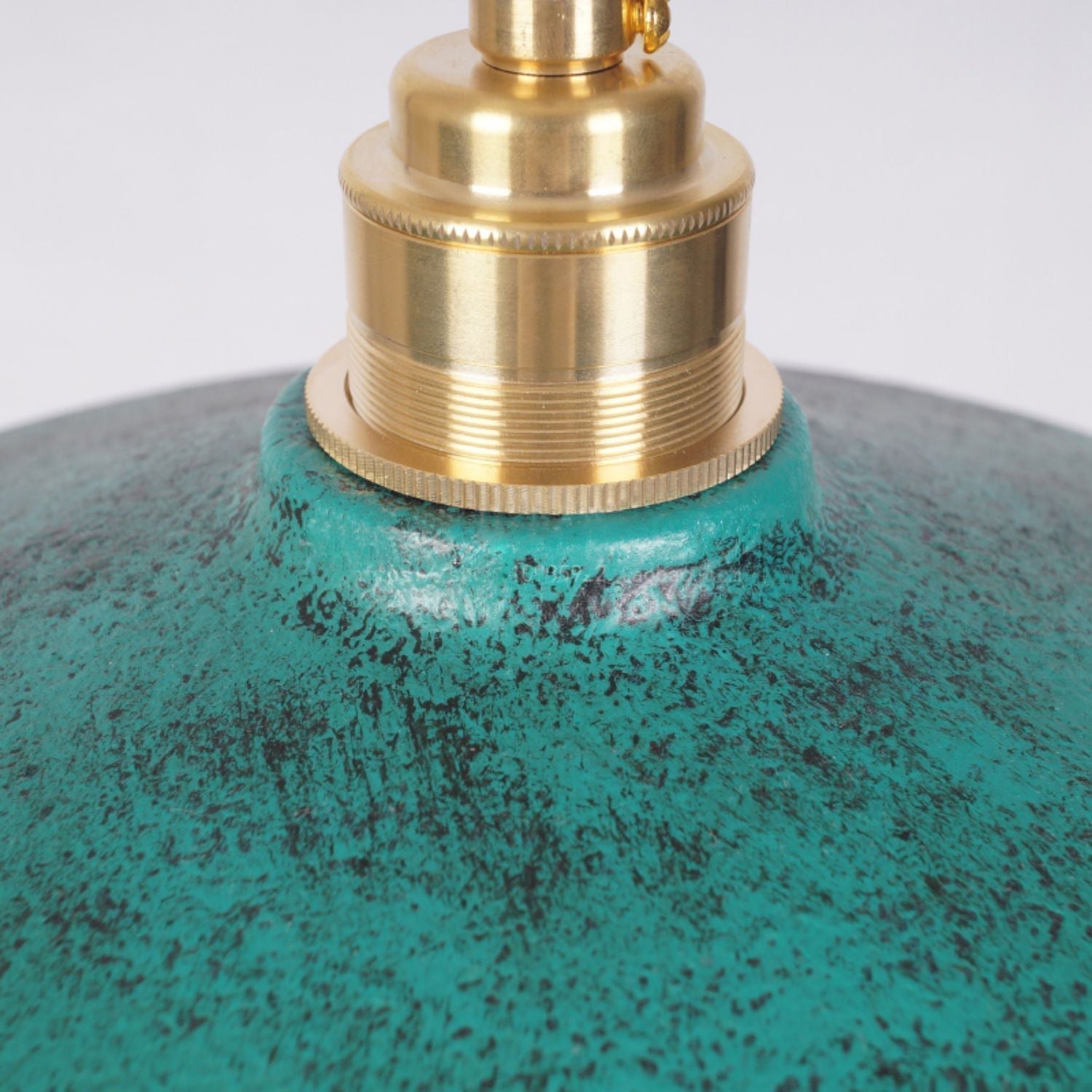 Vevyniel Rustic Saucer Shade Metal Pendant Light - Lamp Copper