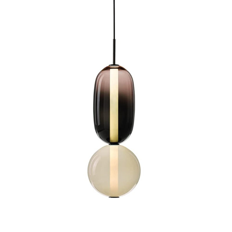 Aria Lampada a Sospensione in Vetro Candito