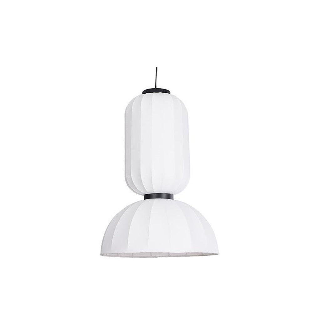 Ritta Design LED Lampade a Sospensione Bianco Metallo/ Artificiale Seta Isola Cucina